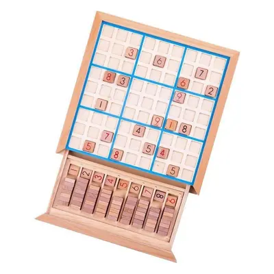 Bigjigs Toys Dřevěné sudoku STELLAR hnědé