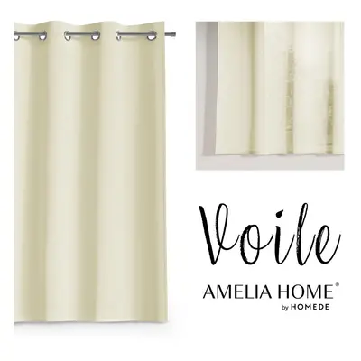 Záclona AmeliaHome Voile III ecru, velikost 250x160