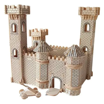 Woodcraft construction kit Dřevěné 3D puzzle Hrad II