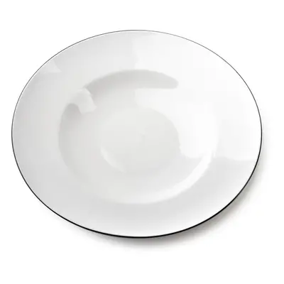 Affekdesign Porcelánový talíř SIMPLE hluboký bílý