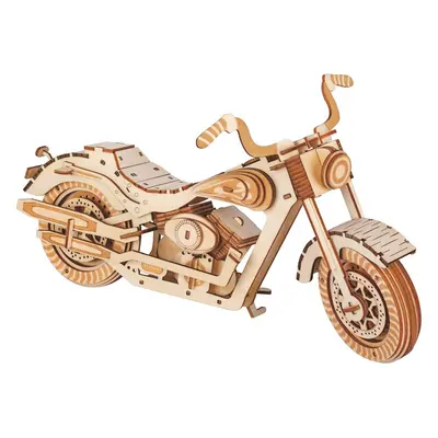 Woodcraft construction kit Dřevěné 3D puzzle Motocykl HD 1