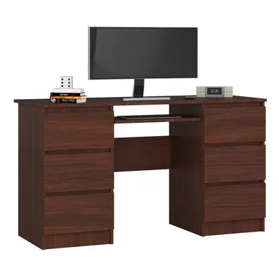 Ak furniture Psací stůl A-11 135 cm wenge