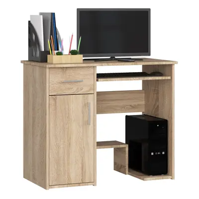 Ak furniture Volně stojící psací stůl Jay 90 cm dub sonoma