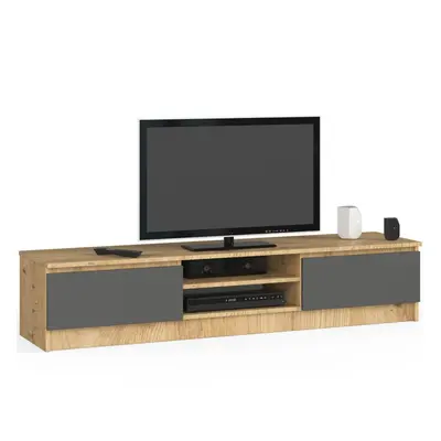 Ak furniture TV stolek Ronon 160 cm dub artisan/grafit šedý