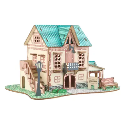 Woodcraft construction kit Dřevěné 3D puzzle Hostinec