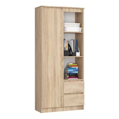 Ak furniture Skříň Rexa 80 cm dub sonoma