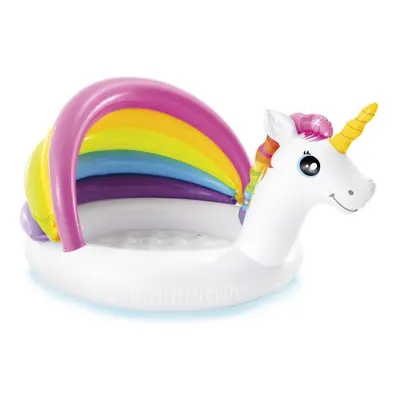 INTEX Nafukovací bazén UNICORN bílý/růžový