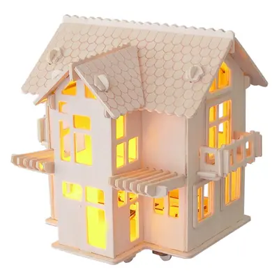 Woodcraft construction kit Dřevěné 3D puzzle VILLA HOUSE