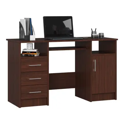 Ak furniture Volně stojící psací stůl Ana 124 cm wenge