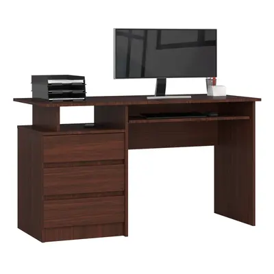 Ak furniture Volně stojící psací stůl CLP 135 cm wenge