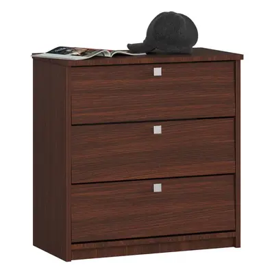 Ak furniture Botník Mini 60 cm - 3 dvířka wenge