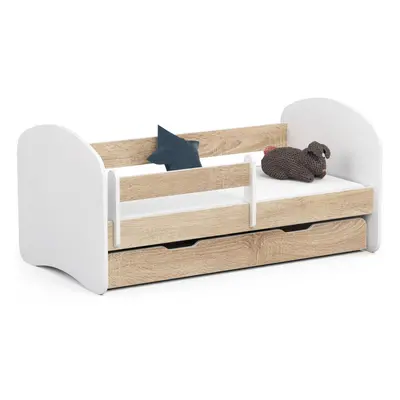 Ak furniture Dětská postel SMILE 140x70 cm dub sonoma