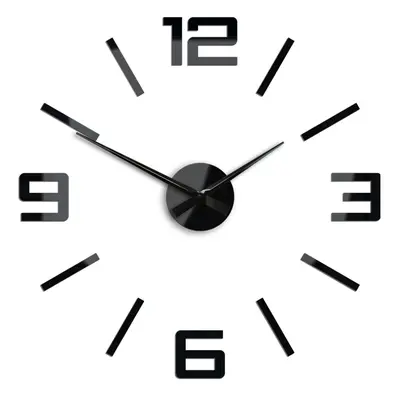 ModernClock 3D nalepovací hodiny Reden černé