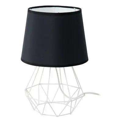 DekorStyle Stolní lampa Diamen 2v1 - černá/bílá