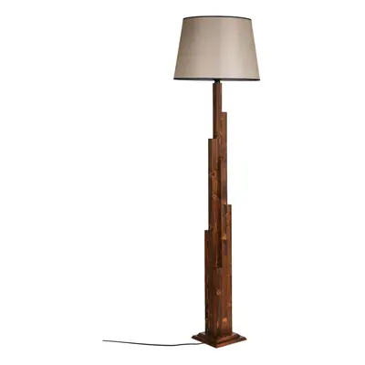 Opviq Stojací lampa Yanik III 165 cm hnědá/béžová