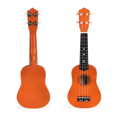 ECOTOYS Dětské ukulele ZOE hnědé