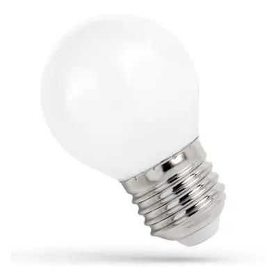 Spectrum LED LED žárovka KOULE 1W E27 COG MILKY teplá bílá