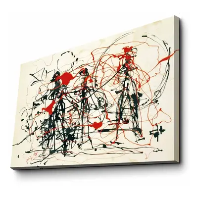 Wallity Reprodukce obrazu Jackson Pollock 070 45 x 70 cm