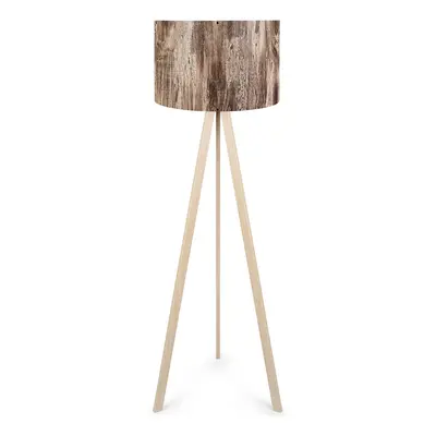 Opviq Stojací lampa AYD II 140 cm béžová/hnědá