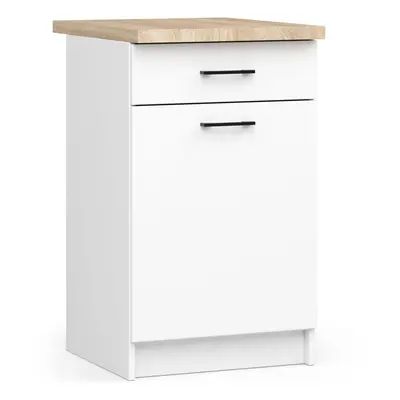 Ak furniture Kuchyňská skříňka Olivie S 50 cm 1D 1S bílá