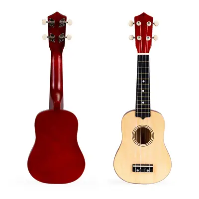 ECOTOYS Dětské ukulele ZOE přírodní dřevo