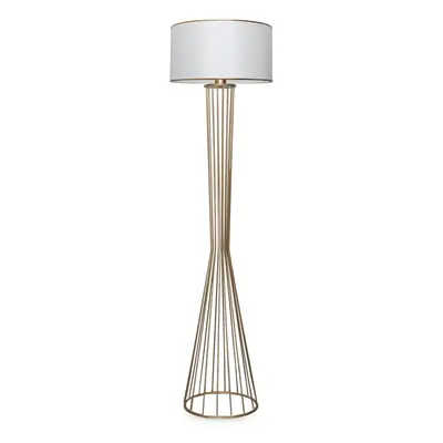 Opviq Stojací lampa AYD XII 155 cm bílá/zlatá