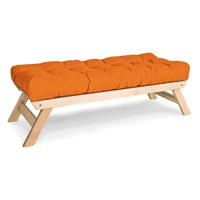 MarLiving Lavice BREEZIO 02 140 cm z masivu/oranžová