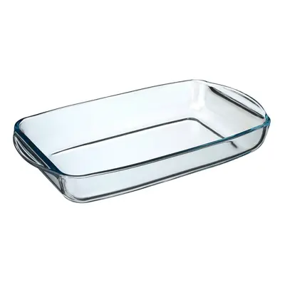 DekorStyle Skleněná pečící forma Glassy 34x19 cm čirá