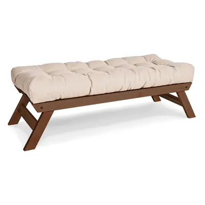 MarLiving Lavice BREEZIO 03 140 cm z masivu/krémová