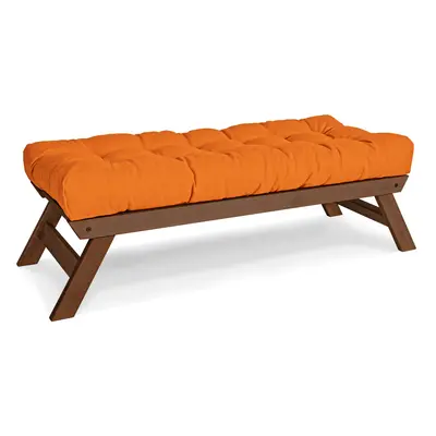 MarLiving Lavice BREEZIO 03 140 cm z masivu/oranžová