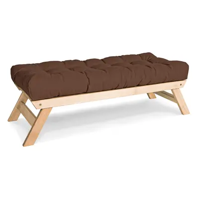 MarLiving Lavice BREEZIO 01 140 cm z masivu/hnědá