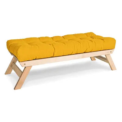 MarLiving Lavice BREEZIO 01 140 cm z masivu/žlutá