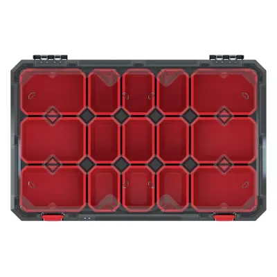 Prosperplast Organizér TITANIO II 59,8 x 39 x11 cm černo-červený