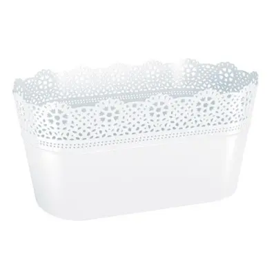 Prosperplast Truhlík LACEY 28,5 cm bílý