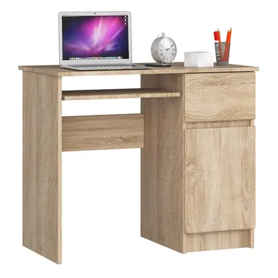 Ak furniture Psací stůl PIKSEL 90 cm dub sonoma pravý