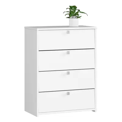 Ak furniture Botník Marienne 60 cm - 4 dvířka bílý