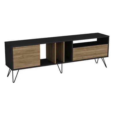 Hanah Home TV stolek Mistico II 180 cm ořech/černý