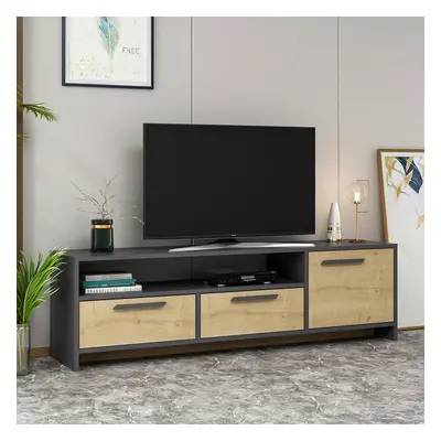 Hanah Home TV stolek Tyson 160 cm dub/antracit