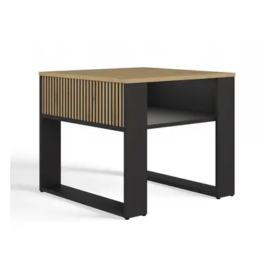 TP Living Konferenční stolek Lawa Modern 2P MINI SLIM dub artisan/černý