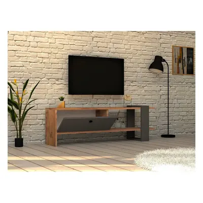 Kalune Design TV stolek OVA 120 cm antracitový/ořech