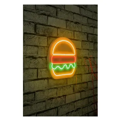 Hanah Home Nástěnná neonová dekorace Hamburger