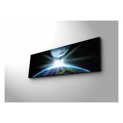 Wallity Obraz s LED osvětlením ZÁBLESK VE VESMÍRU 30 x 90 cm