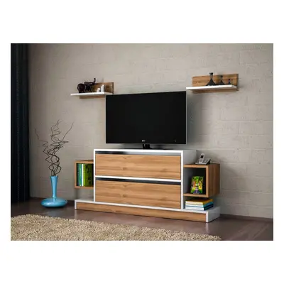 Kalune Design Obývací stěna MAGIC 134 cm ořech/bílá