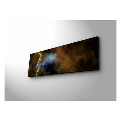 Wallity Obraz s LED osvětlením NOČNÍ BLESK 53 30 x 90 cm