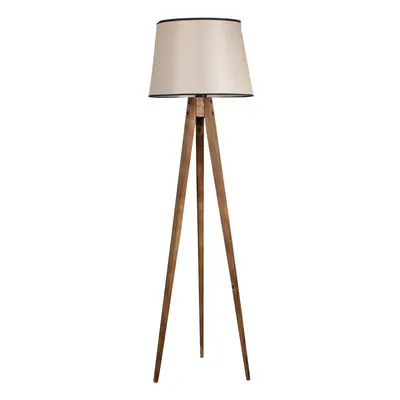 Opviq Stojací lampa Lambader 160 cm hnědá/béžová