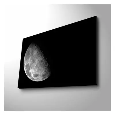 Wallity Obraz s LED osvětlením ZATMĚNÍ MĚSÍCE 45 x 70 cm