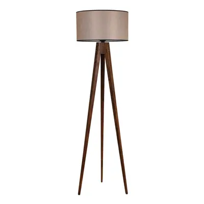 Opviq Stojací lampa Lambader 153 cm hnědá/hnědá