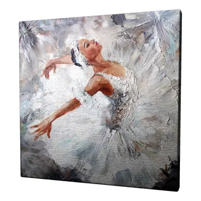 Wallity Obraz na plátně White swan KC012 45x45 cm