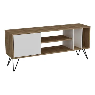 Kalune Design TV stolek MISTICO 140 cm bílý/ořech