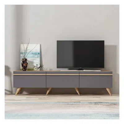 Kalune Design TV stolek AMSTERDAM 180 cm antracitový